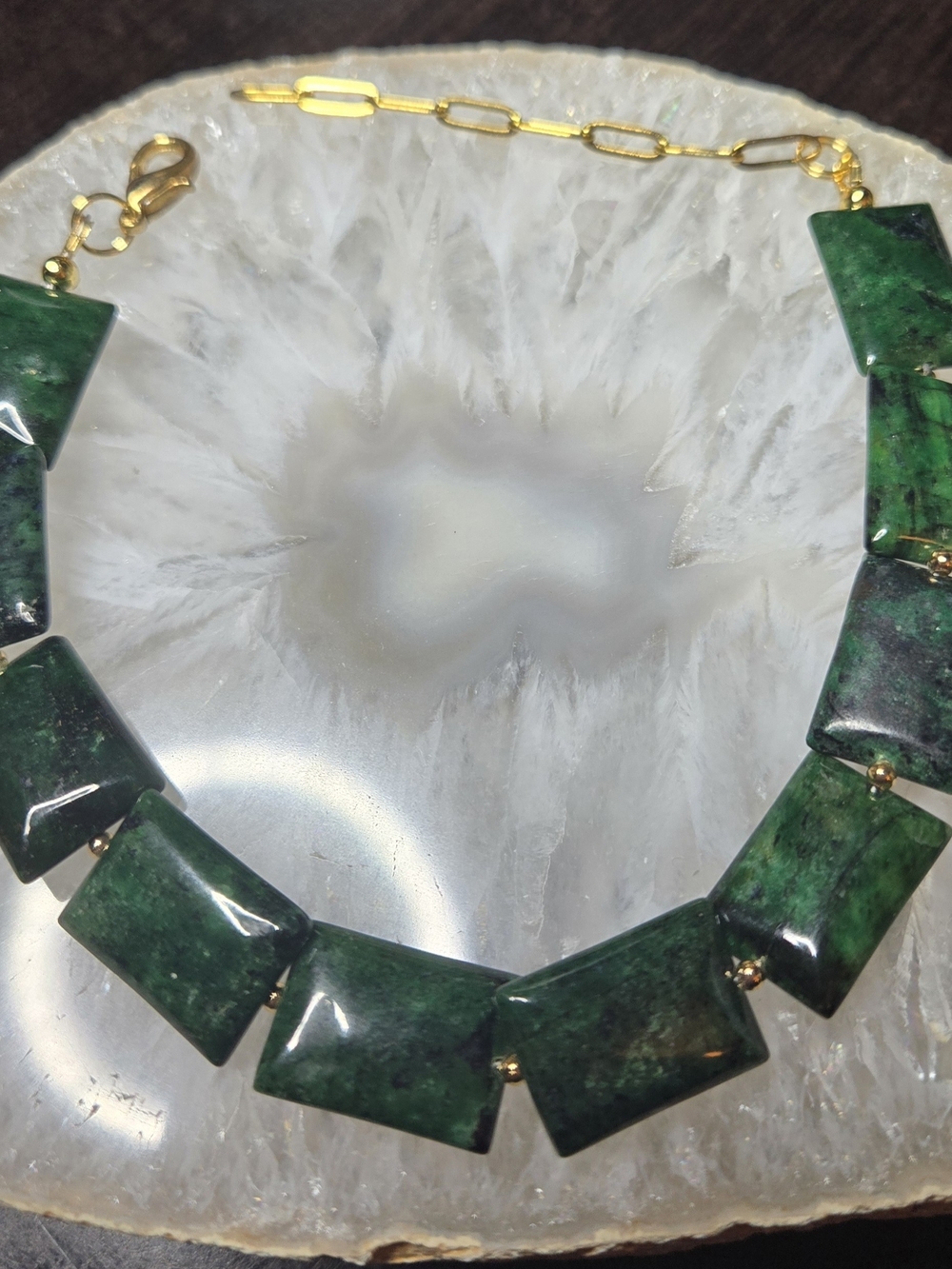 Emerald Green Jade Bracelet